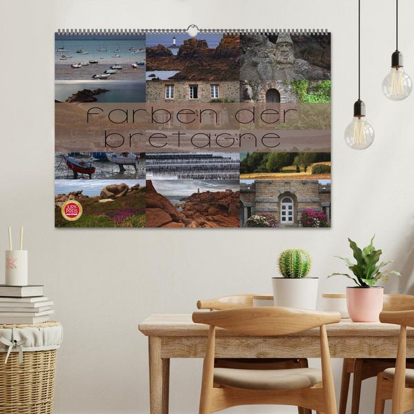 Produktbild: Farben der Bretagne (Wandkalender 2026 DIN A2 quer), CALVENDO Monatskalender