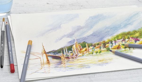 Produktbild: Faber-Castell Aquarellstifte Goldfaber Aqua, 36er Set Metalletui