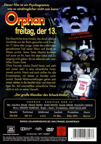 Produktbild: Orphan - Freitag der 13.