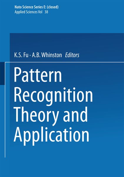 Produktbild: Pattern Recognition Theory and Application