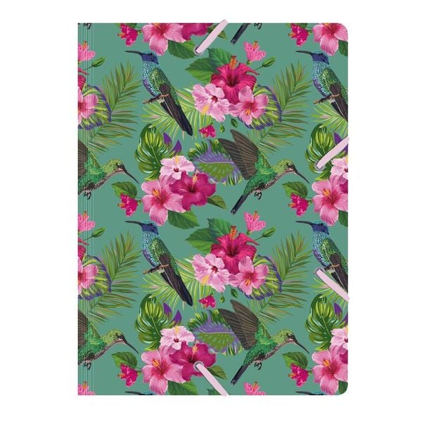 Produktbild: Sammelmappe de Luxe A4, Flower Bird