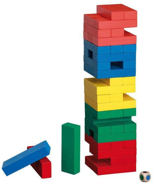 Produktbild: Wackelturm, bunt,