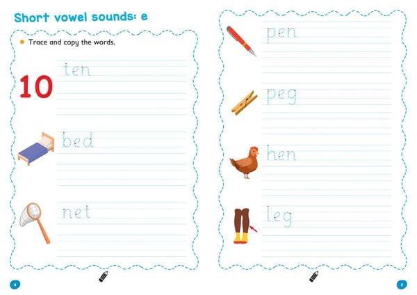 Produktbild: First Words Age 3-5 Wipe Clean Activity Book