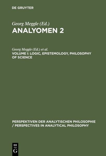 Produktbild: Logic, Epistemology, Philosophy of Science