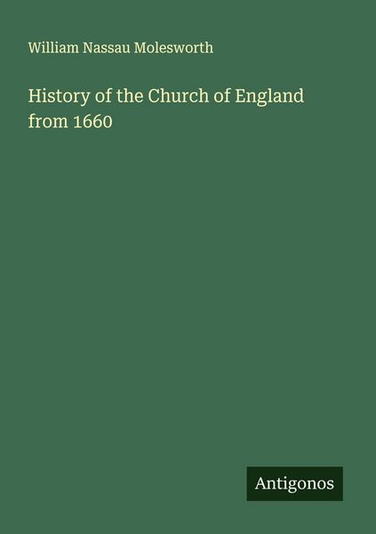 Produktbild: History of the Church of England from 1660