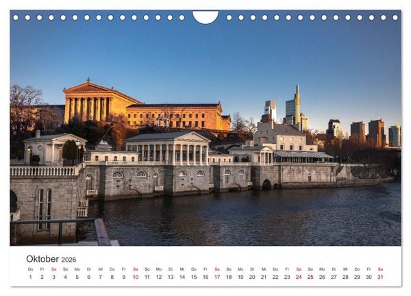 Produktbild: Philadelphia - The Birthplace of America (Wandkalender 2026 DIN A4 quer), CALVENDO Monatskalender
