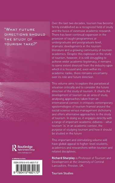 Produktbild: The Study of Tourism