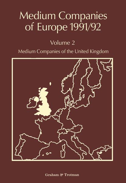 Produktbild: Medium Companies of Europe 1991/92