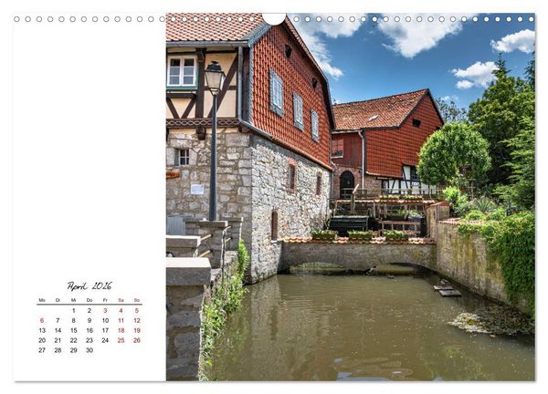 Produktbild: Fachwerkstadt Hornburg (Wandkalender 2026 DIN A3 quer), CALVENDO Monatskalender