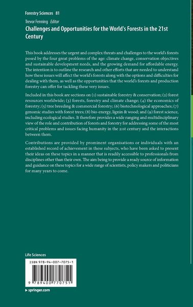 Produktbild: Challenges and Opportunities for the World's Forests in the 21st Century