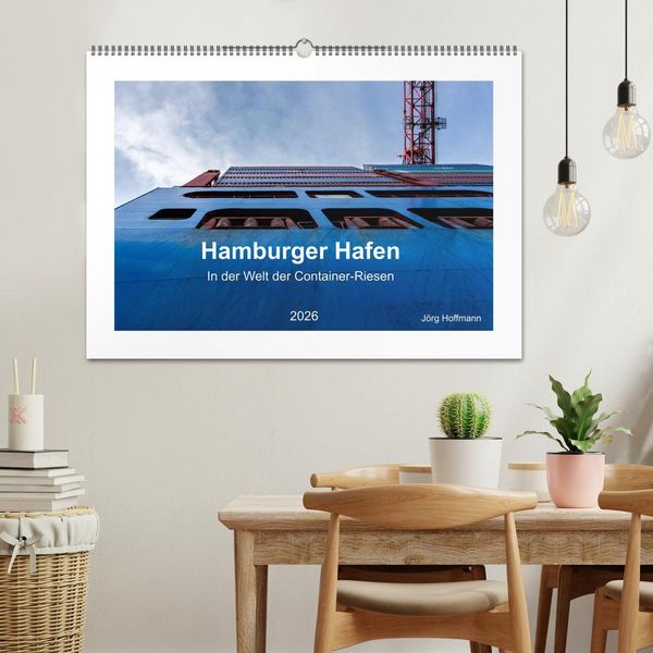 Produktbild: Hamburger Hafen - In der Welt der Container-Riesen (Wandkalender 2026 DIN A2 quer), CALVENDO Monatskalender
