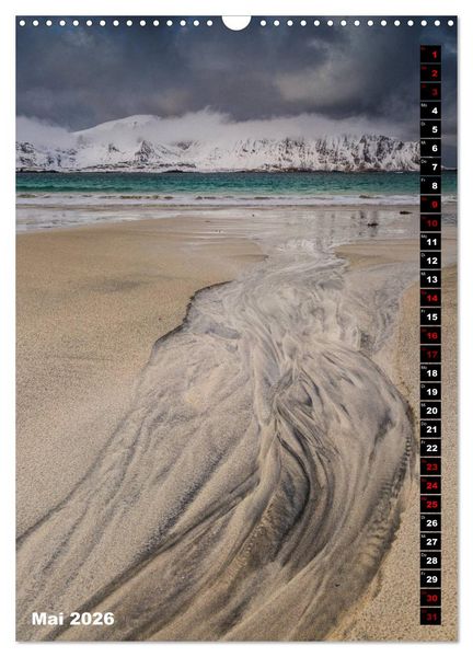 Produktbild: Lofoten. Poetische Landschaften (Wandkalender 2026 DIN A3 hoch), CALVENDO Monatskalender