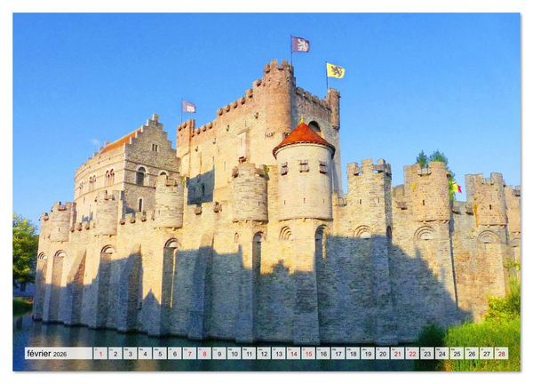 Produktbild: Circuit en Belgique (Calendrier mural 2026 DIN A2 vertical) calendrier de bureau