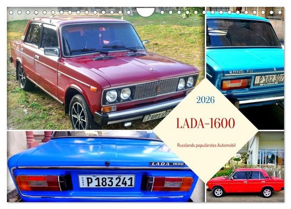 Produktbild: LADA-1600 - Russlands popul&auml;rstes Automobil (Wandkalender 2026 DIN A4 quer), CALVENDO Monatskalender