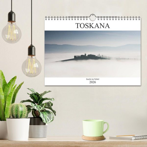 Produktbild: Toskana - Inseln im Nebel (Wandkalender 2026 DIN A4 quer), CALVENDO Monatskalender