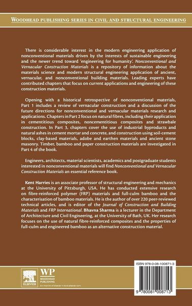Produktbild: Nonconventional and Vernacular Construction Materials
