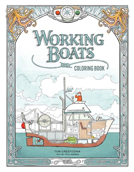 Produktbild: Working Boats Coloring Book (Coloring Books for Kids Ages 8-12)