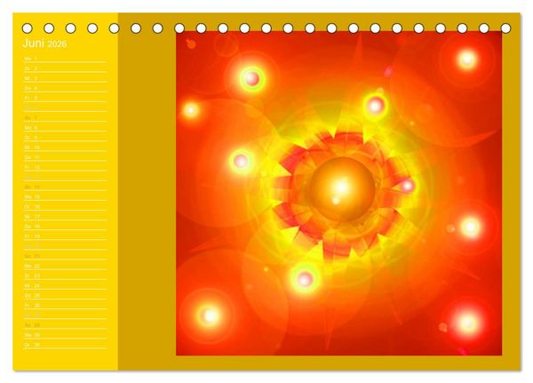 Produktbild: Licht-Portale 2026 (Tischkalender 2026 DIN A5 quer), CALVENDO Monatskalender