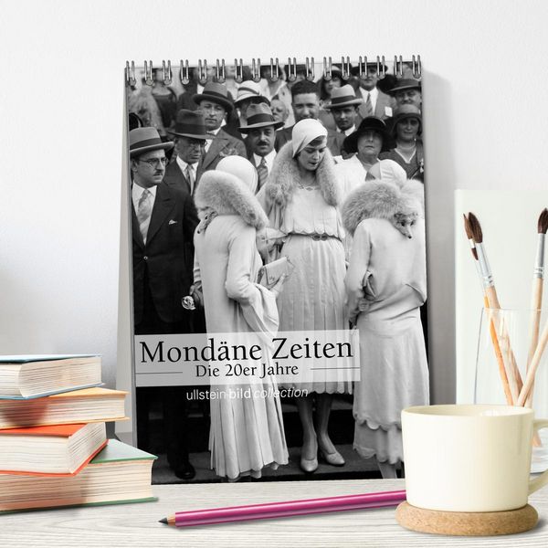 Produktbild: Mond&auml;ne Zeiten - Die 20er Jahre (Tischkalender 2026 DIN A5 hoch), CALVENDO Monatskalender