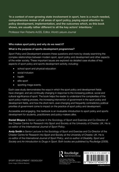 Produktbild: Sport Policy and Development