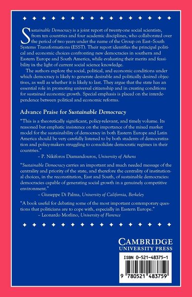 Produktbild: Sustainable Democracy