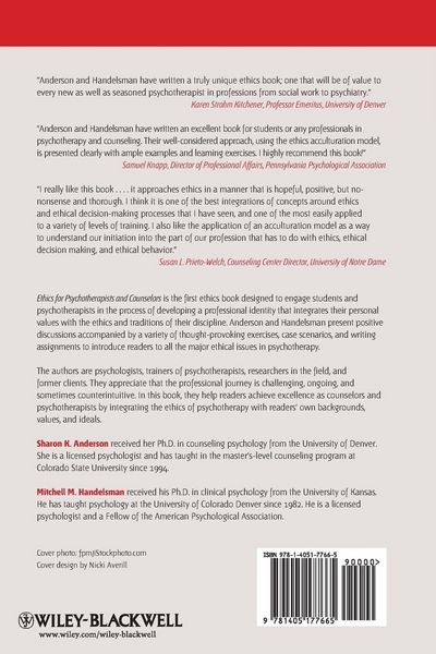 Produktbild: Ethics for Psychotherapists and Counselors
