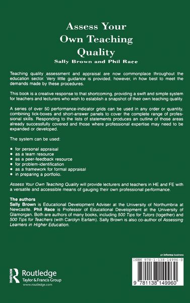 Produktbild: Assess Your Own Teaching Quality