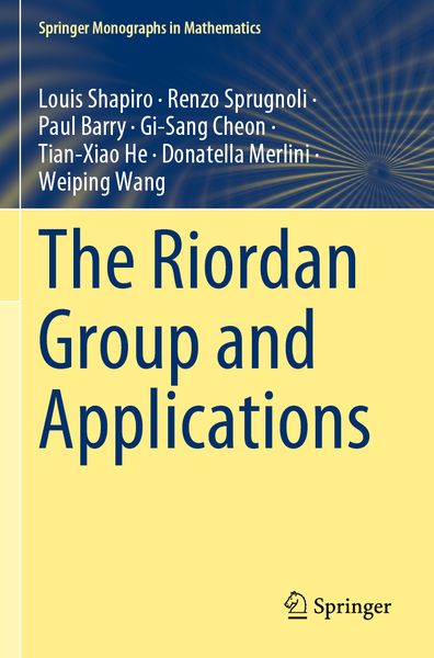 Produktbild: The Riordan Group and Applications