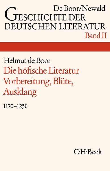 Produktbild: Geschichte der deutschen Literatur Bd. 2: Die h&ouml;fische Literatur