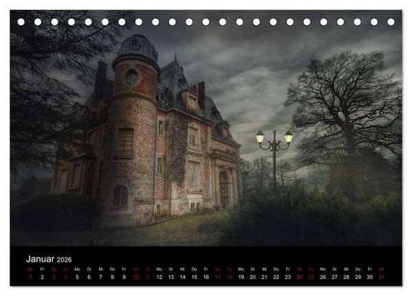 Produktbild: Auch von au&szlig;en haben Lost Places ihren Charme (Tischkalender 2026 DIN A5 quer), CALVENDO Monatskalender