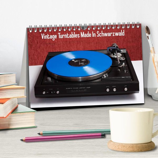 Produktbild: Vintage Turntables Made In Schwarzwald (Tischkalender 2026 DIN A5 quer), CALVENDO Monatskalender