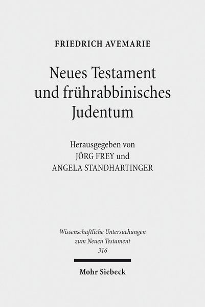 Produktbild: Neues Testament und fr&uuml;hrabbinisches Judentum
