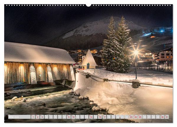 Produktbild: Arlberg - magic of winter (Wandkalender 2026 DIN A2 quer), CALVENDO Monatskalender