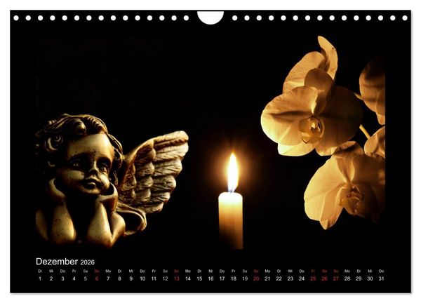 Produktbild: Engel f&uuml;r Gl&uuml;ck & Schutz (Wandkalender 2026 DIN A4 quer), CALVENDO Monatskalender