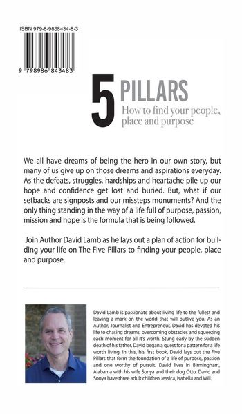 Produktbild: The 5 Pillars; How to find your People, Place, & Purpose