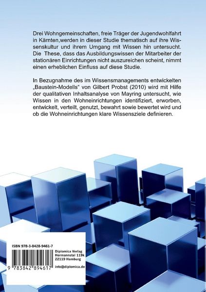 Produktbild: Wissen und nichts dar&uuml;ber wissen: Wissensmanagement in station&auml;ren Einrichtungen der Jugendwohlfahrt