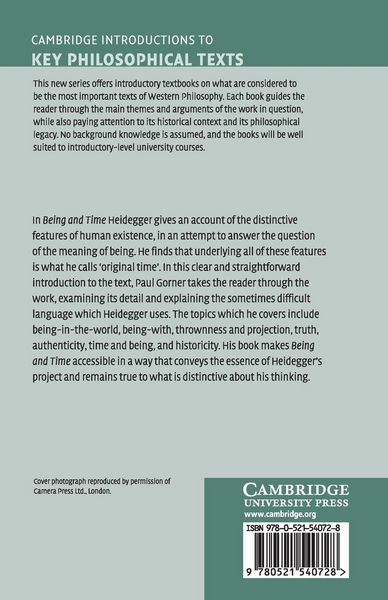 Produktbild: Heidegger Being and Time
