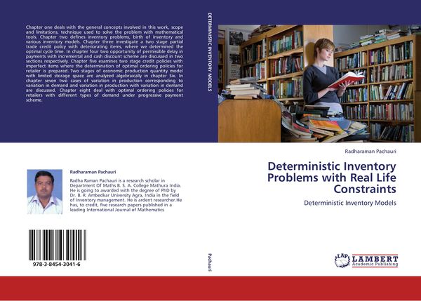 Produktbild: Deterministic Inventory Problems with Real Life Constraints
