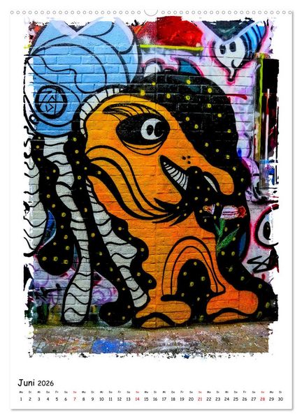 Produktbild: Street Art in Gent (Wandkalender 2026 DIN A2 hoch), CALVENDO Monatskalender