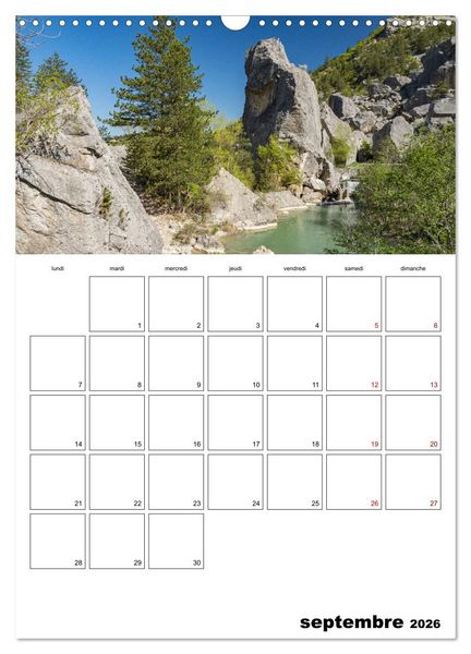 Produktbild: Le sud du Vercors, paysages (Calendrier mural 2026 DIN A3 horizontal), CALVENDO calendrier mensuel
