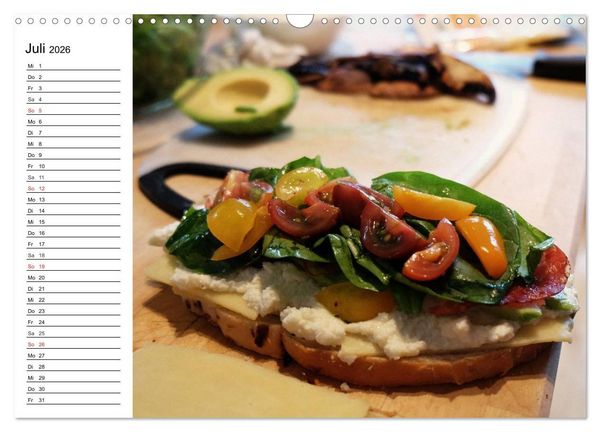Produktbild: Brotzeit. Herzhaft und beliebt (Wandkalender 2026 DIN A3 quer), CALVENDO Monatskalender