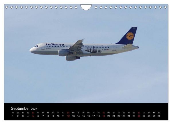 Produktbild: Deutsche Airlines (Wandkalender 2027 DIN A4 quer), CALVENDO Monatskalender