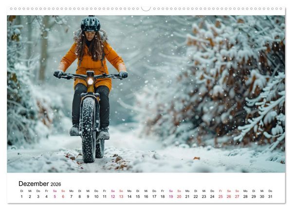 Produktbild: E-Bike einfach cool (hochwertiger Premium Wandkalender 2026 DIN A2 quer), Kunstdruck in Hochglanz