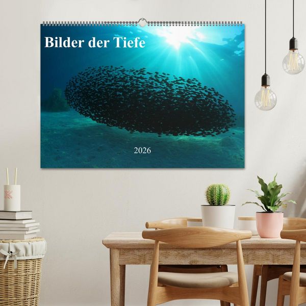 Produktbild: Bilder der Tiefe 2026 (Wandkalender 2026 DIN A2 quer), CALVENDO Monatskalender