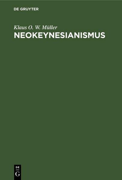Produktbild: Neokeynesianismus