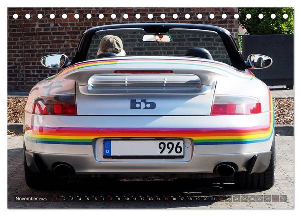 Produktbild: Ein Porsche muss es schon sein! (Tischkalender 2026 DIN A5 quer), CALVENDO Monatskalender