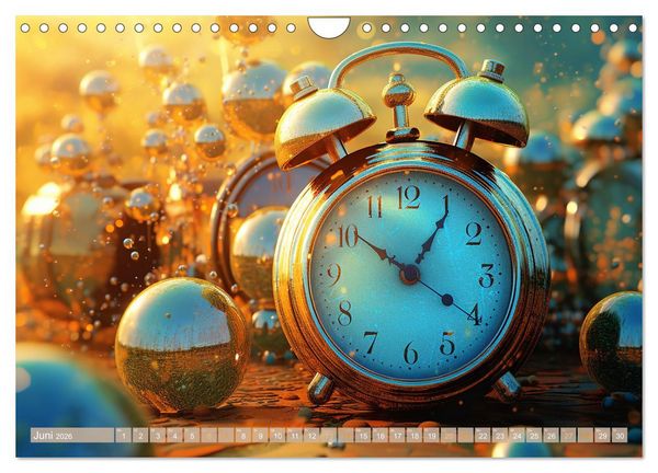 Produktbild: Surreale Uhren (Wandkalender 2026 DIN A4 quer), CALVENDO Monatskalender
