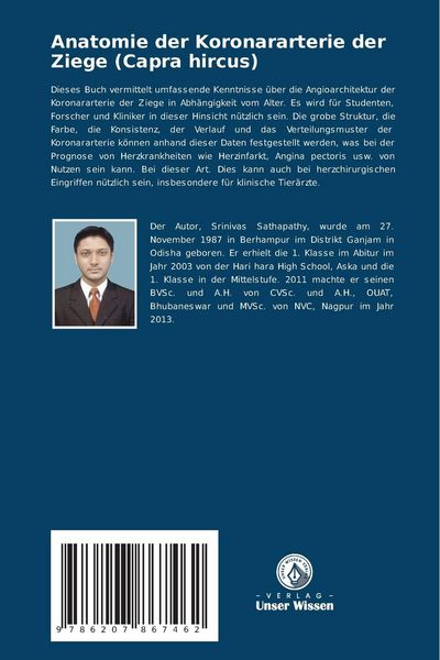 Produktbild: Anatomie der Koronararterie der Ziege (Capra hircus)
