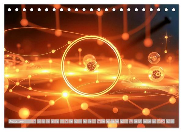 Produktbild: Quantenmechanik von Bits zu Qubits (Tischkalender 2027 DIN A5 quer), CALVENDO Monatskalender