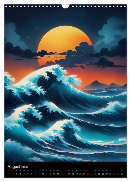 Produktbild: Asiatische Inspiration Fern&ouml;stlicher Art - Dunkle Werke (Wandkalender 2026 DIN A3 hoch), CALVENDO Monatskalender